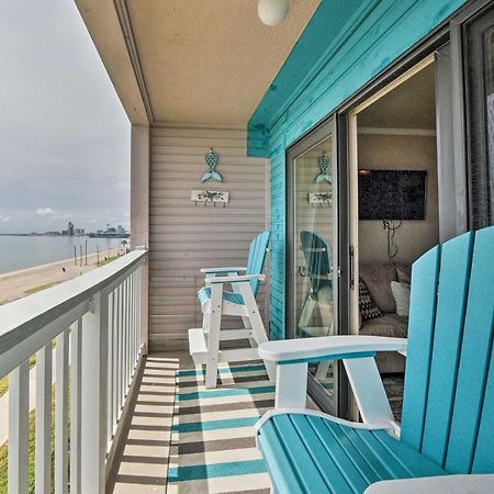 Updated Front Beach Condo With Resort Amenities! Corpus Christi Dış mekan fotoğraf