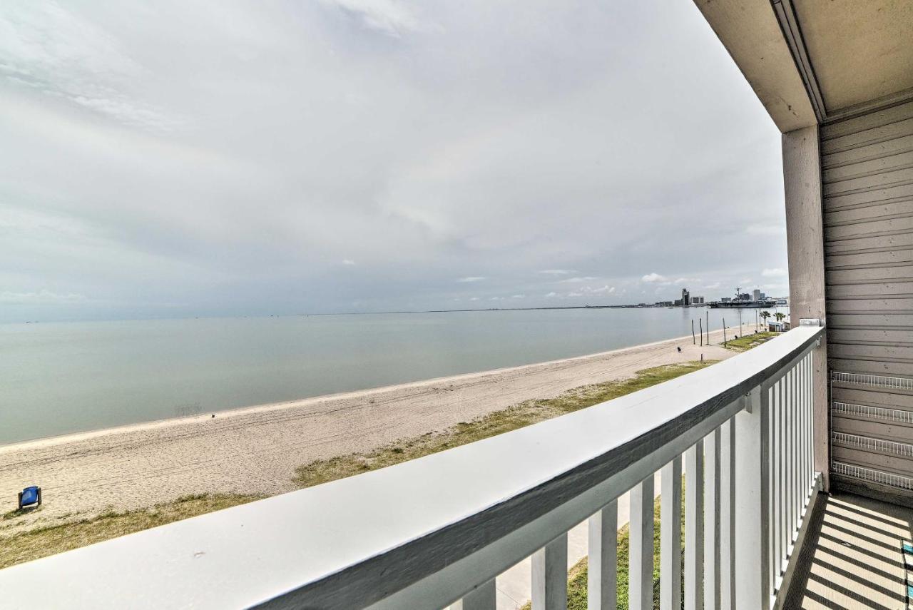 Updated Front Beach Condo With Resort Amenities! Corpus Christi Dış mekan fotoğraf