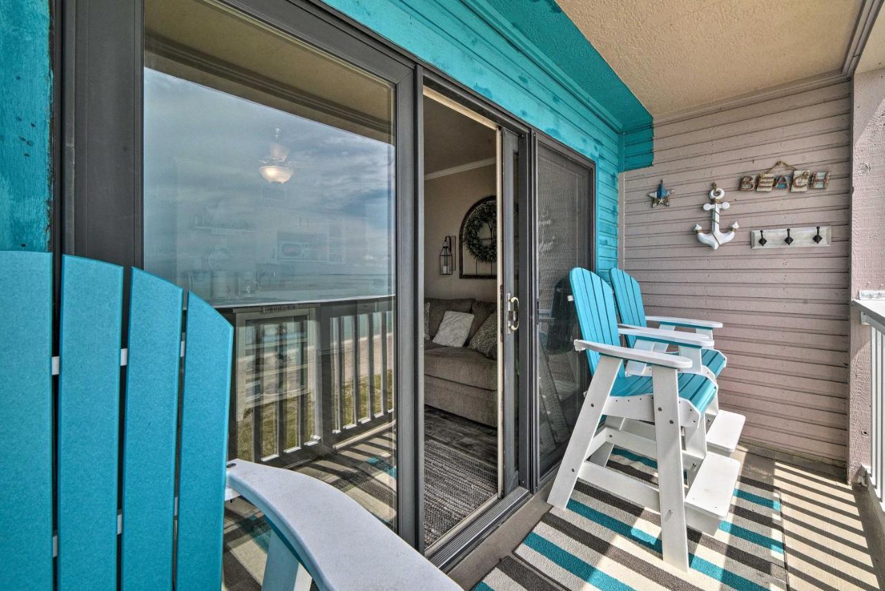 Updated Front Beach Condo With Resort Amenities! Corpus Christi Dış mekan fotoğraf
