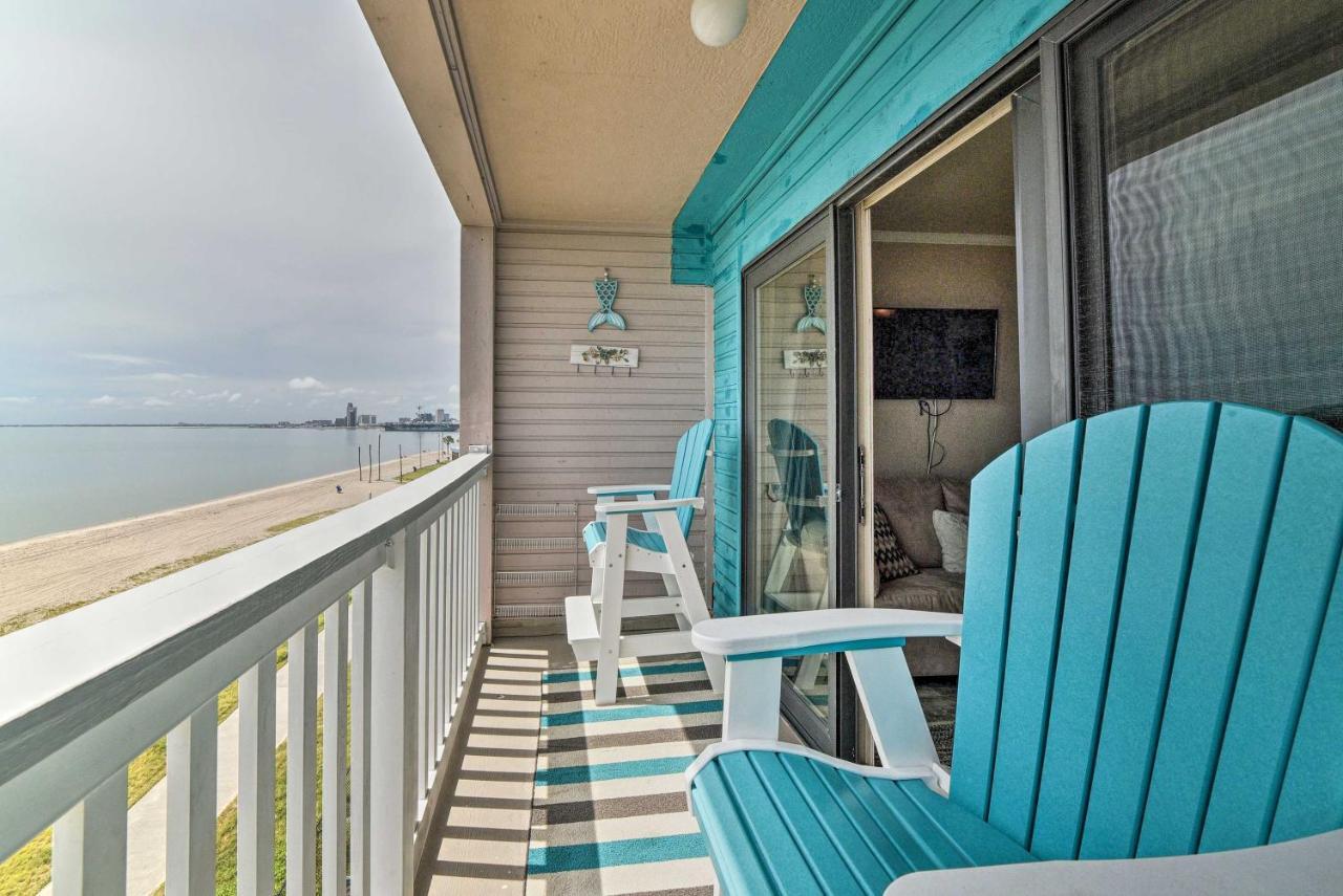 Updated Front Beach Condo With Resort Amenities! Corpus Christi Dış mekan fotoğraf
