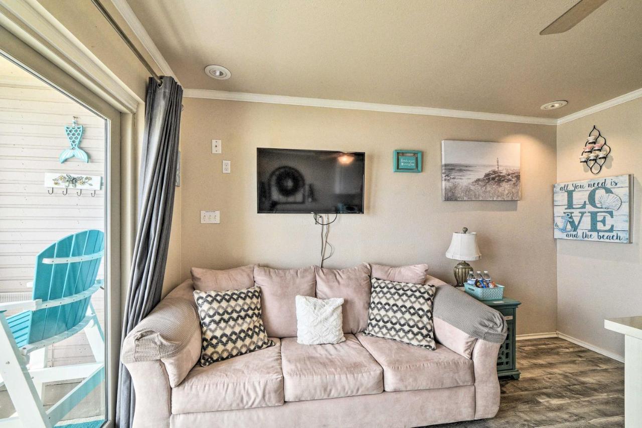 Updated Front Beach Condo With Resort Amenities! Corpus Christi Dış mekan fotoğraf